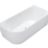 ванна акриловая Rea Bellanto 160x75 + сифон + пробка click/clack, правая (REA-W0253)
