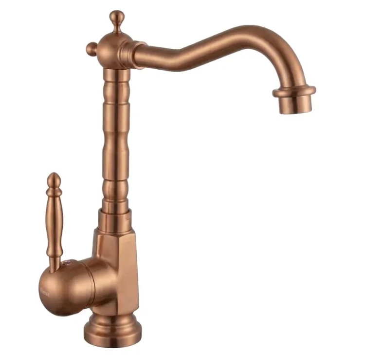 змішувач для умивальника Rea Bona високий, brushed copper (REA-B6528)