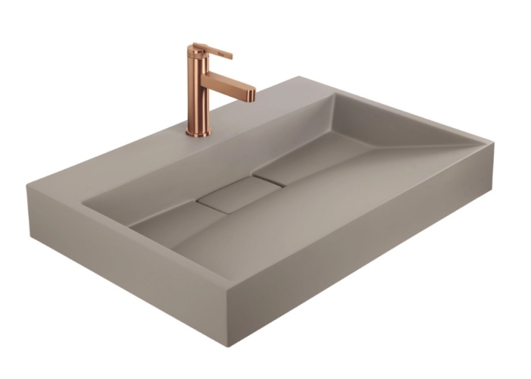 умывальник Rea Goya 46x70 taupe (REA-U4414)