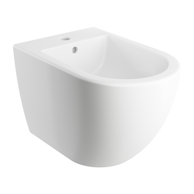 биде Omnires Ottawa Comfort подвесное white matt (OTTAWACMBIBM)