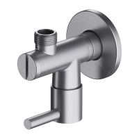 кутовий вентиль для ванни та душу Omnires brushed nickel (8857NI)