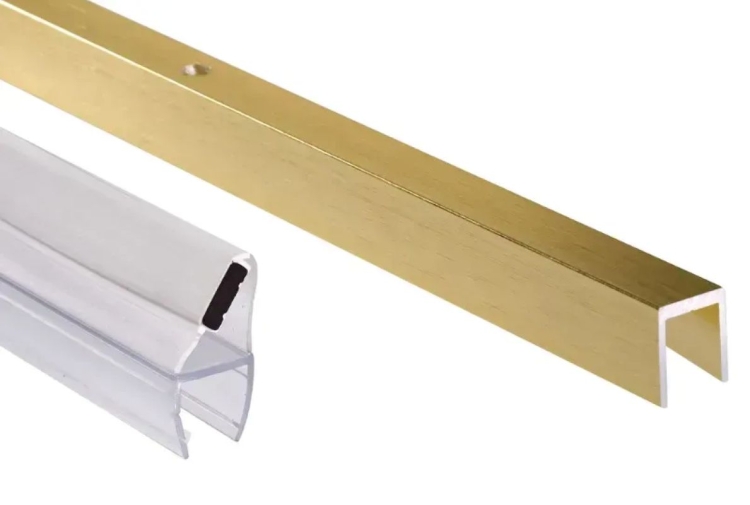 профіль для душових дверей Rea Atlas gold brush (REA-K6750)