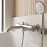 змішувач для ванни Rea Rivo brushed nickel (REA-B7506)