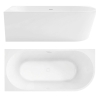 ванна акриловая Rea Bellanto 170x80 + сифон + пробка click/clack, левая (REA-W6901)