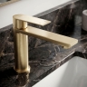 смеситель для умывальника Rea Hunter Low brushed gold (REA-B6691)