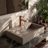 умывальник Rea Goya 37x50 taupe (REA-U4412)