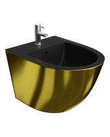 биде Lavita Sofi Gold/Black 49x36,5 подвесное (5900378325093)