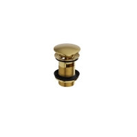 донный клапан Lavita Orion click-clack Full Color, brushed gold (5900378357247)