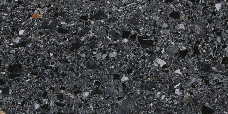 плитка Seramiksan Terrazzo 60x120 Mono Anthracite Semi Lappato