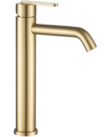 змішувач для умивальника Rea Ontario високий, brushed gold (REA-B5509)