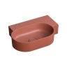 умывальник Omnires Ovo M+ 55,5x38,5 угловой, правый, matt terracotta (OVO555UWPTE)