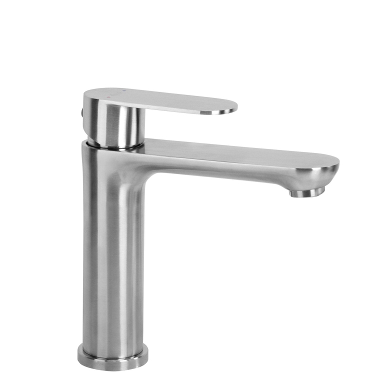 змішувач для умивальника Rea Logan brushed nickel (REA-B6683)
