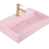 умывальник Rea Goya 37x50 pink (REA-U4410)