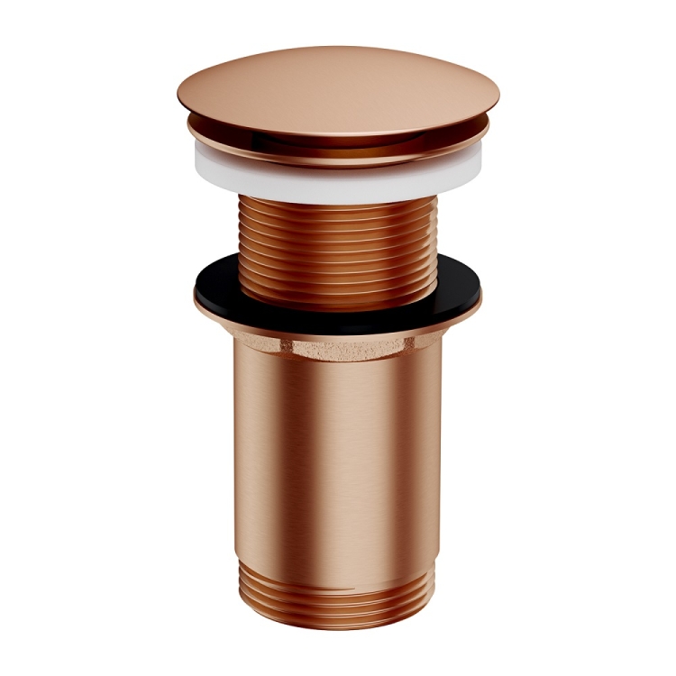 донний клапан Omnires click-clack brushed copper (A716CPB)