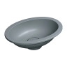 умивальник Omnires Shell 38х25 matt ash grey (SHELL380UPAG)