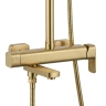 душевая система для ванны и душа Rea Arlo brush gold (REA-P7441)