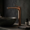 смеситель для умывальника Rea Vision высокий, brushed copper (REA-B6490)