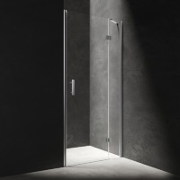 душевые двери Omnires Manhattan 100x195 см безопасное стекло chrome/transp (ADP10XLUX-TCRTR)