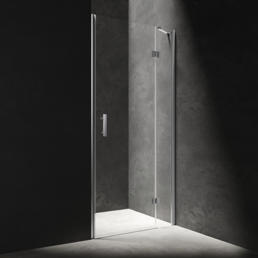 душові двері Omnires Manhattan 100x195 см безпечне скло chrome/transp (ADP10XLUX-TCRTR)