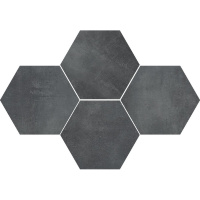 мозаика Stargres Stark 28,3x40,8 hexagon graphite