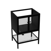 тумбочка под умывальник Lavita Austin 60 напольная, black (5900378345473)