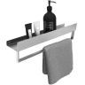 поличка Rea 45 см SF01 nickel brushed (REA-47000)