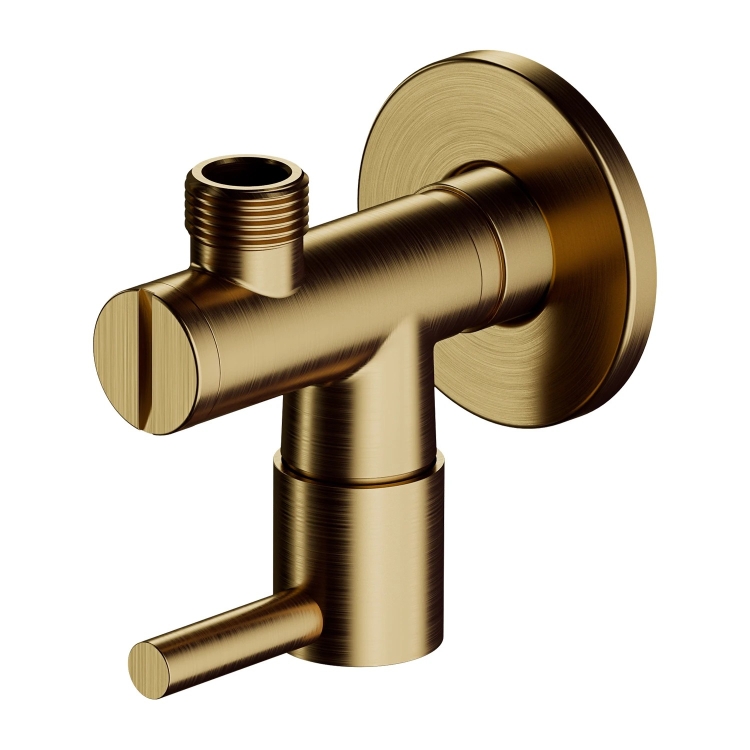 кутовий вентиль для ванни и душа Omnires brushed antique bronze (8857BR)