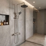 душевая система Rea Hunter brushed nickel (REA-P8928)