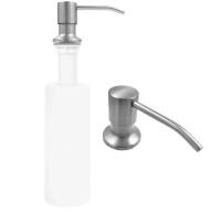 дозатор жидкого мыла для кухонной мойки Rea Lon brushed nickel (REA-08005)