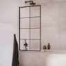 штора для ванны Calani Faro 140x70 черный (CAL-W0001)