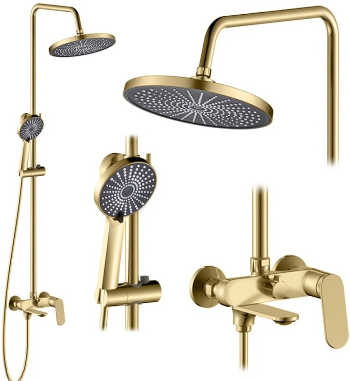 душова система Rea Marco brush gold (REA-P8548)