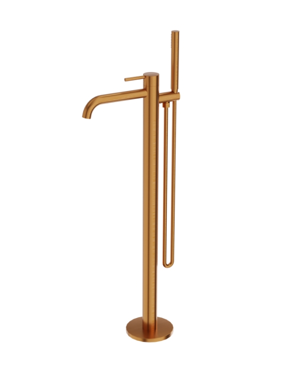 змішувач для ванни Lavita Orion окремостоящий, brushed copper (5900378357308)
