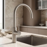 змішувач для кухні Rea Rivo brushed nickel (REA-B9340)