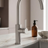 змішувач для кухні Rea Rivo brushed nickel (REA-B9340)