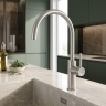 змішувач для кухні Rea Rivo brushed nickel (REA-B9340)