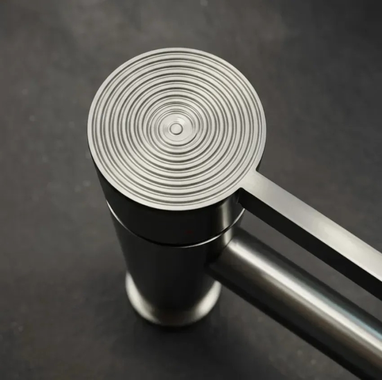 смеситель для умывальника Rea Foster низкий, brushed nickel (REA-B6323)