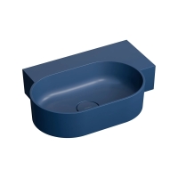 умивальник Omnires Ovo M+ 55,5x38,5 кутовий, правий, matt midnight blue (OVO555UWPMB)