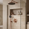 душевая система Rea Foster скрытого монтажа, brushed copper +BOX (REA-P7621)