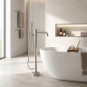 змішувач для ванни Rea Clif підлоговий brushed nickel (REA-B7500)