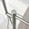 змішувач для ванни Rea Clif підлоговий brushed nickel (REA-B7500)