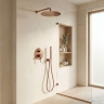 душевая система Rea Venti скрытого монтажа, brushed copper +BOX (REA-P8711)
