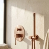 душевая система Rea Venti скрытого монтажа, brushed copper +BOX (REA-P8711)