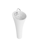 умывальник Lavita Soft 42,5x42,5x95 отдельностящий, белый (5900378308089)