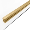 душова кабіна Rea Solar 90x90 Brush Gold безпечне скло прозоре (REA-K9500)