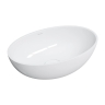 умывальник Omnires Shell 50х32 gloss white (SHELL500UNBP)