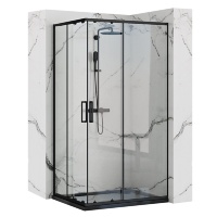 душевая кабина Rea Fold N2 80x100 безопасное стекло, прозрачное (REA-K7439)