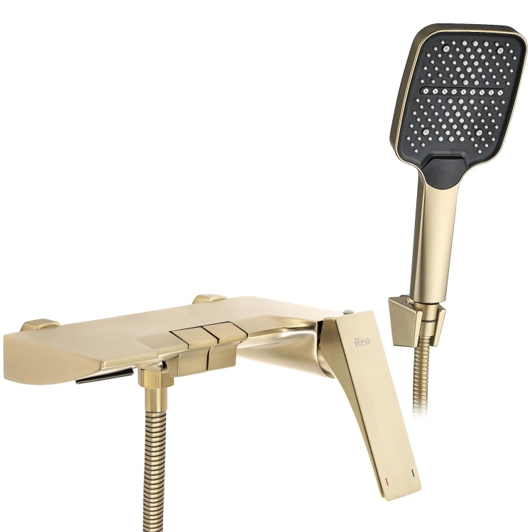 змішувач для ванни Rea Drop brush gold (REA-B6399)