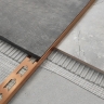 профиль наклонный Rea для душевого поддона 100 см левый, brush copper (REA-K9490)