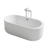 ванна акрилова Rea Molto 170x80 + сифон + пробка click/clack (REA-W0902)