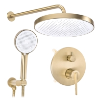 душевая система Rea Grace скрытого монтажа, brushed gold +BOX (REA-P4405)